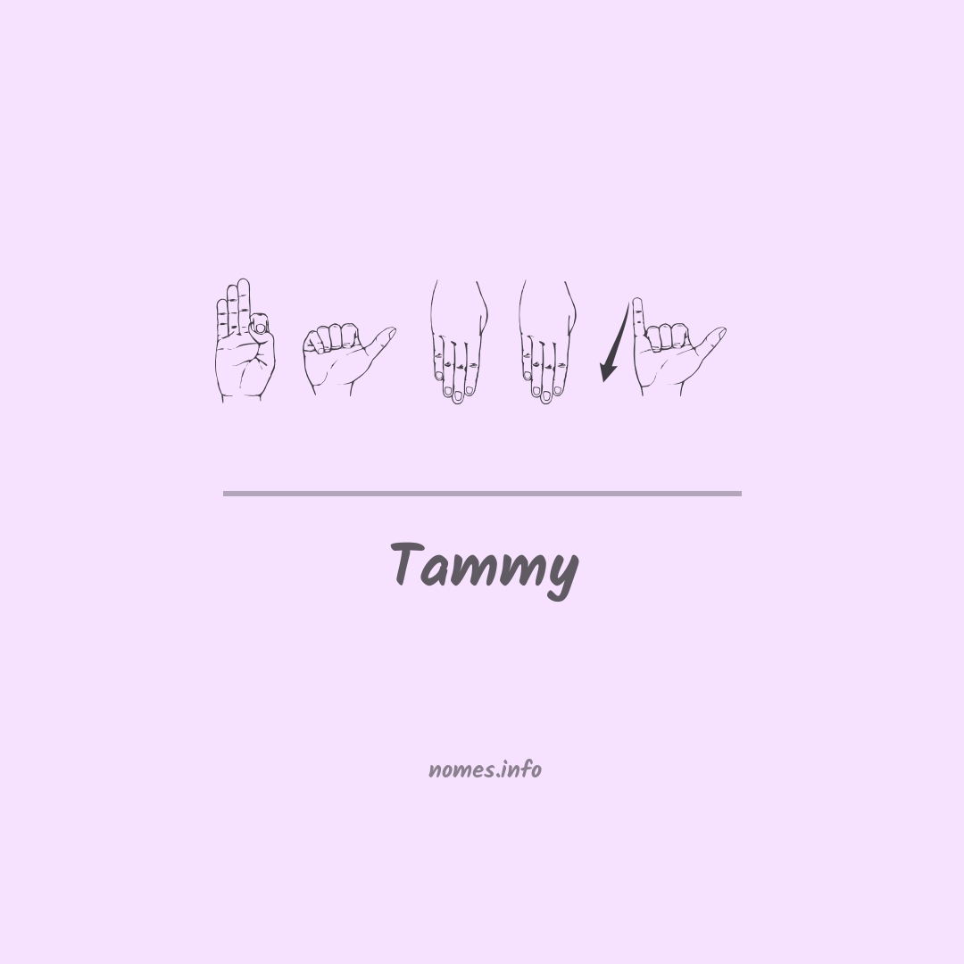 Tammy em Libras