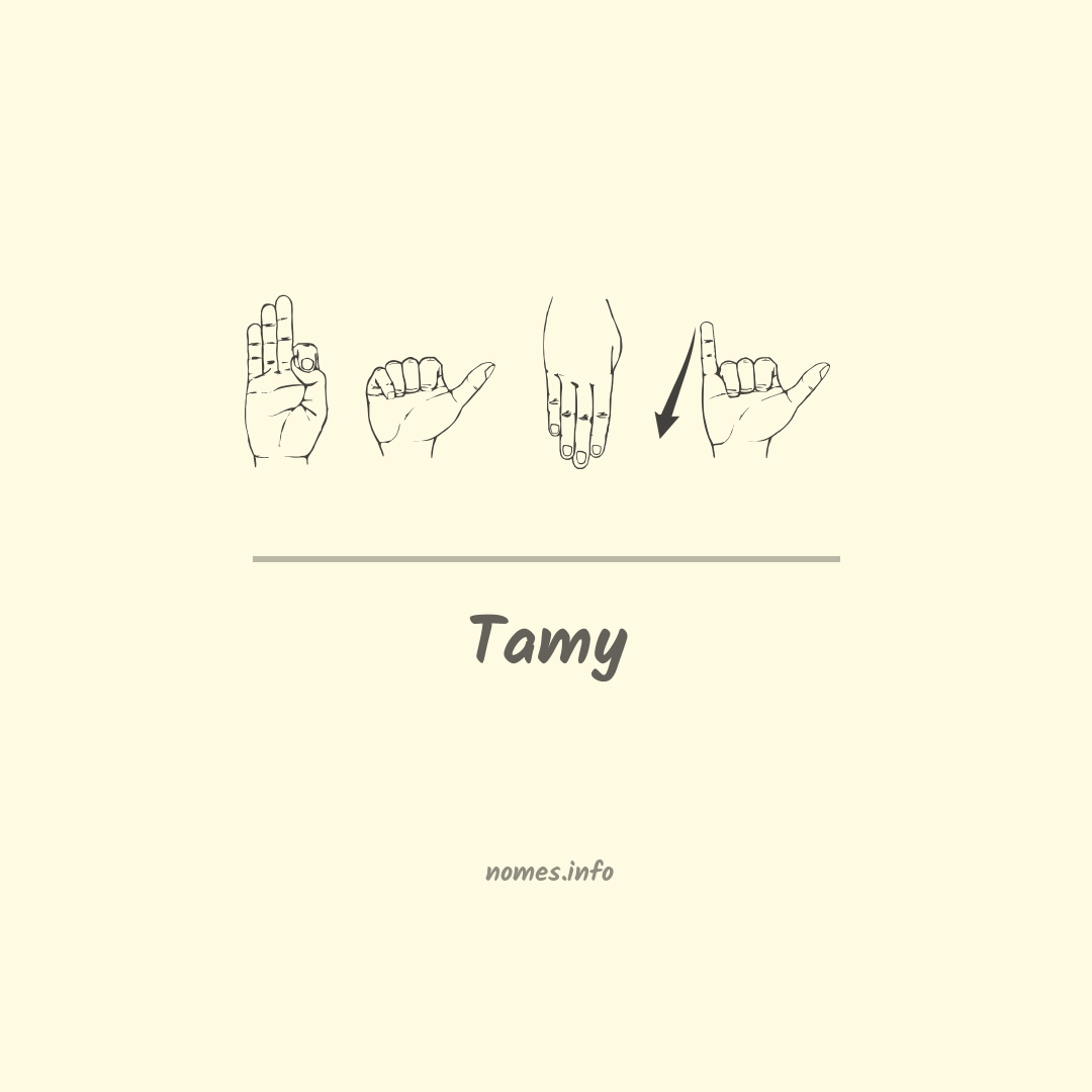 Tamy em Libras Tamy em Libras