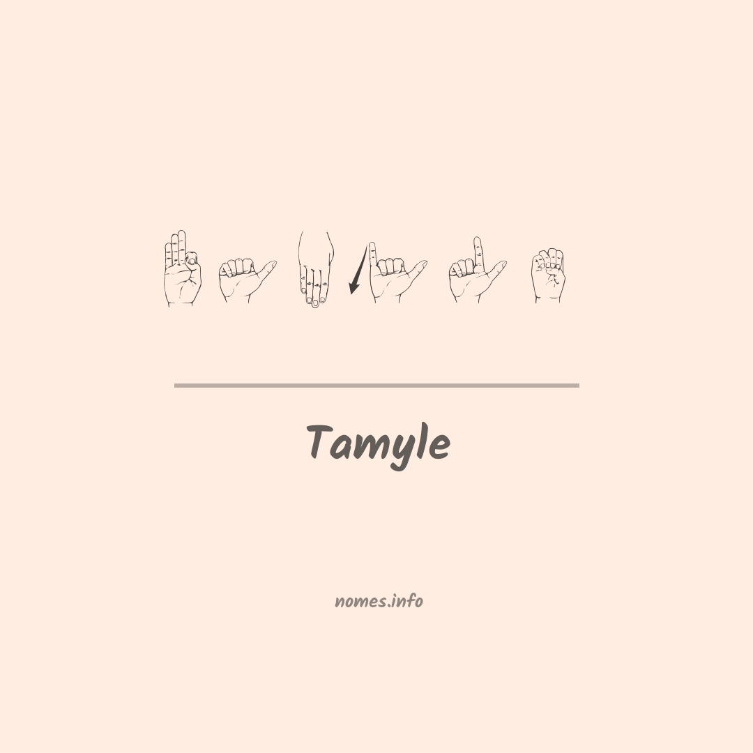 Tamyle em Libras