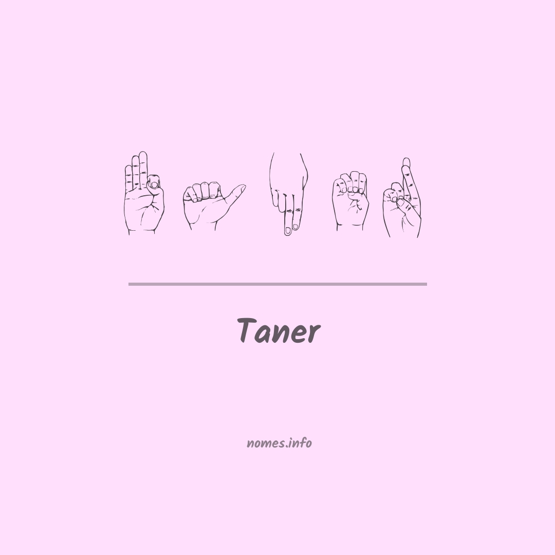 Taner em Libras