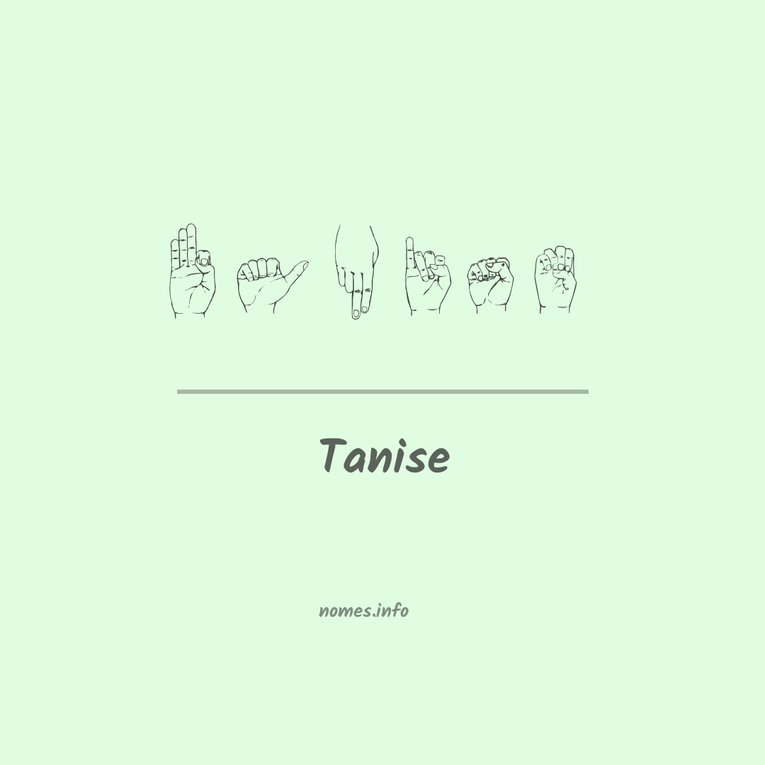 Tanise em Libras