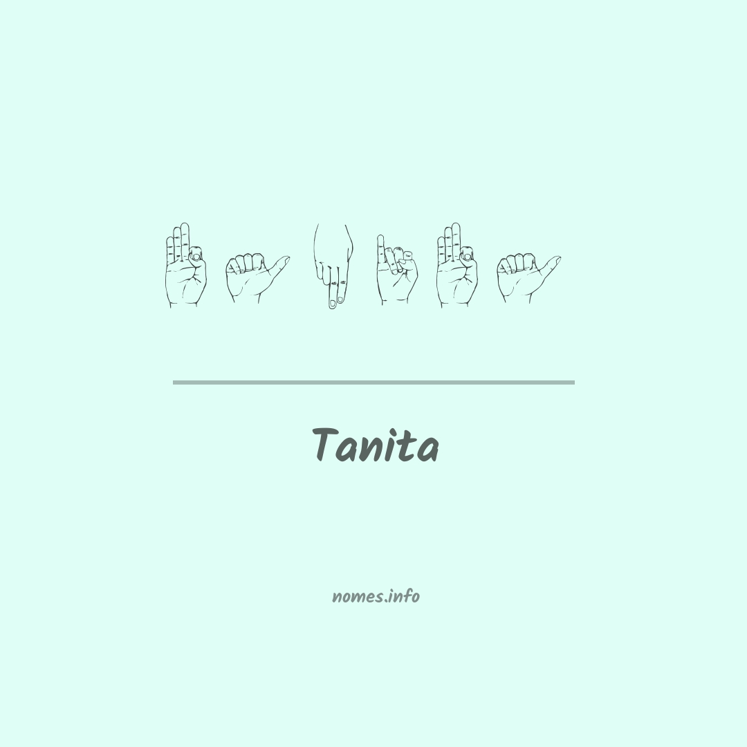 Tanita em Libras