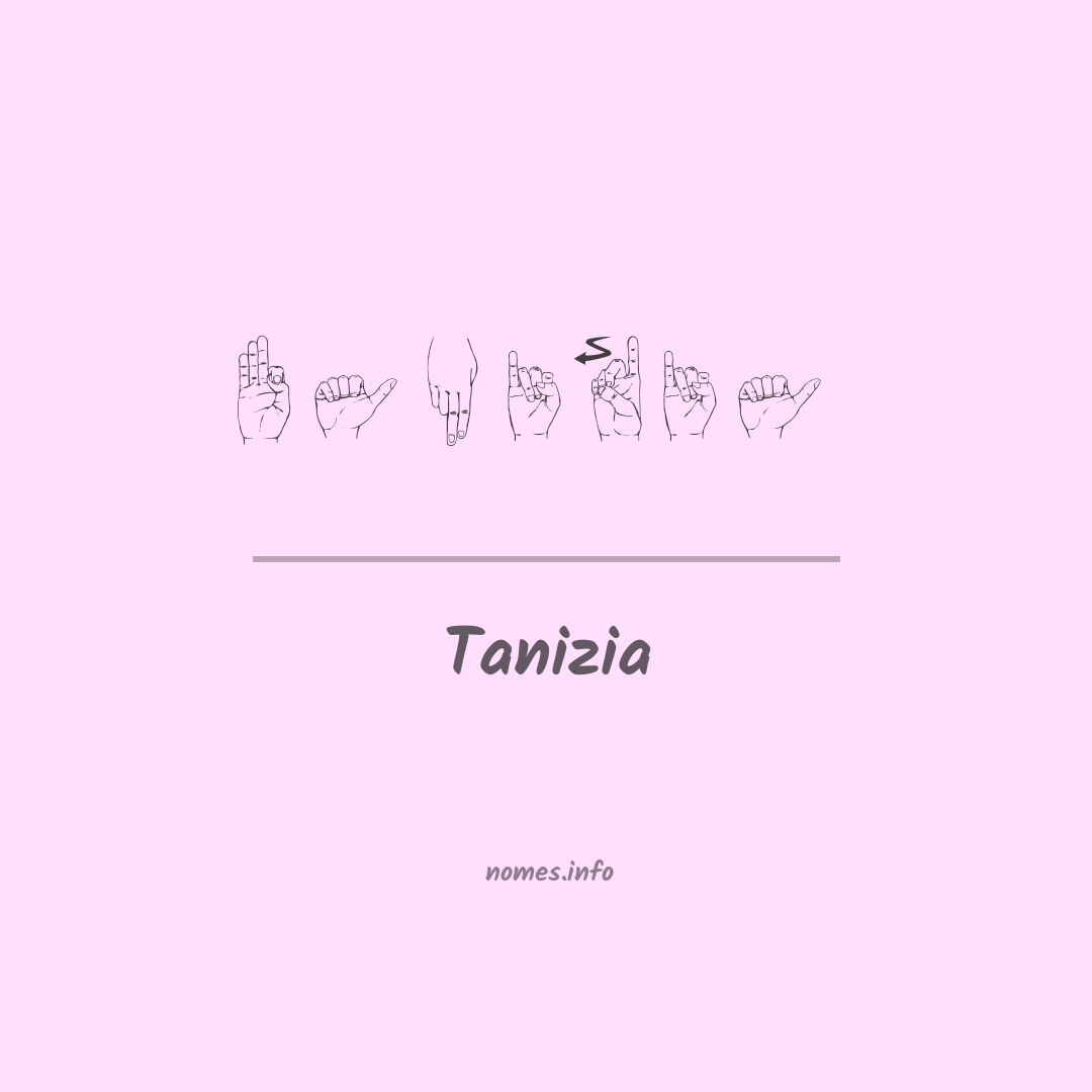 Tanizia em Libras