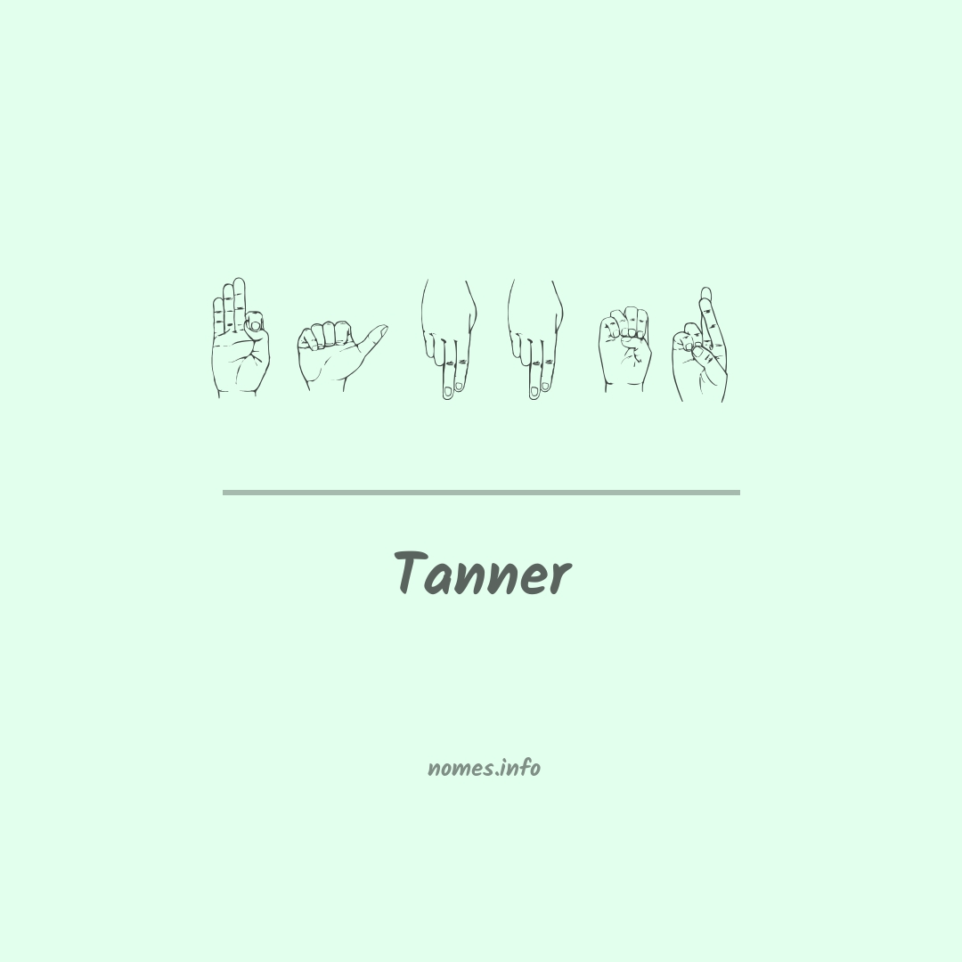 Tanner em Libras
