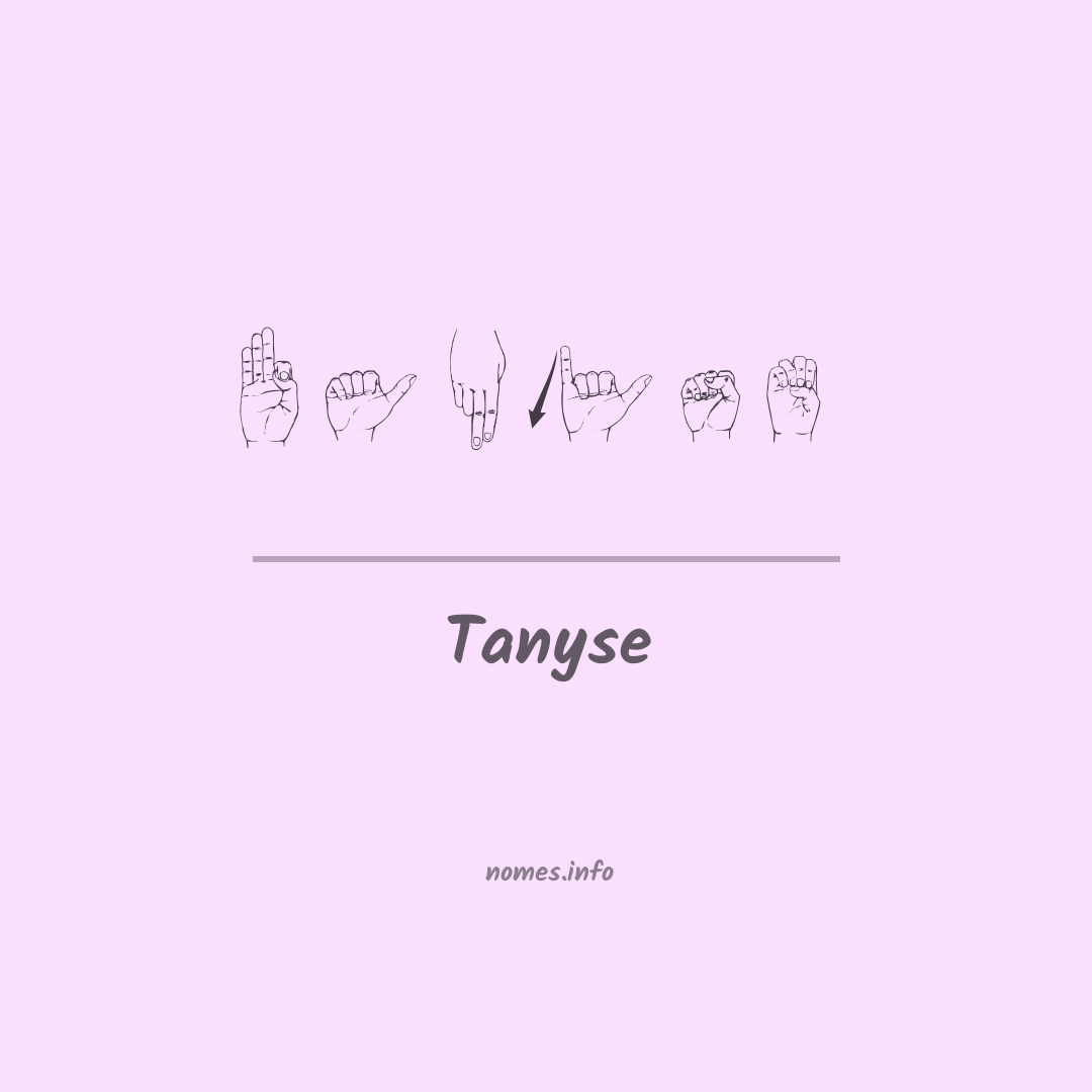 Tanyse em Libras