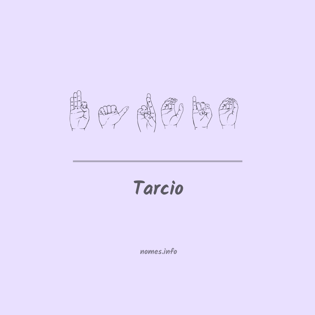 Tarcio em Libras