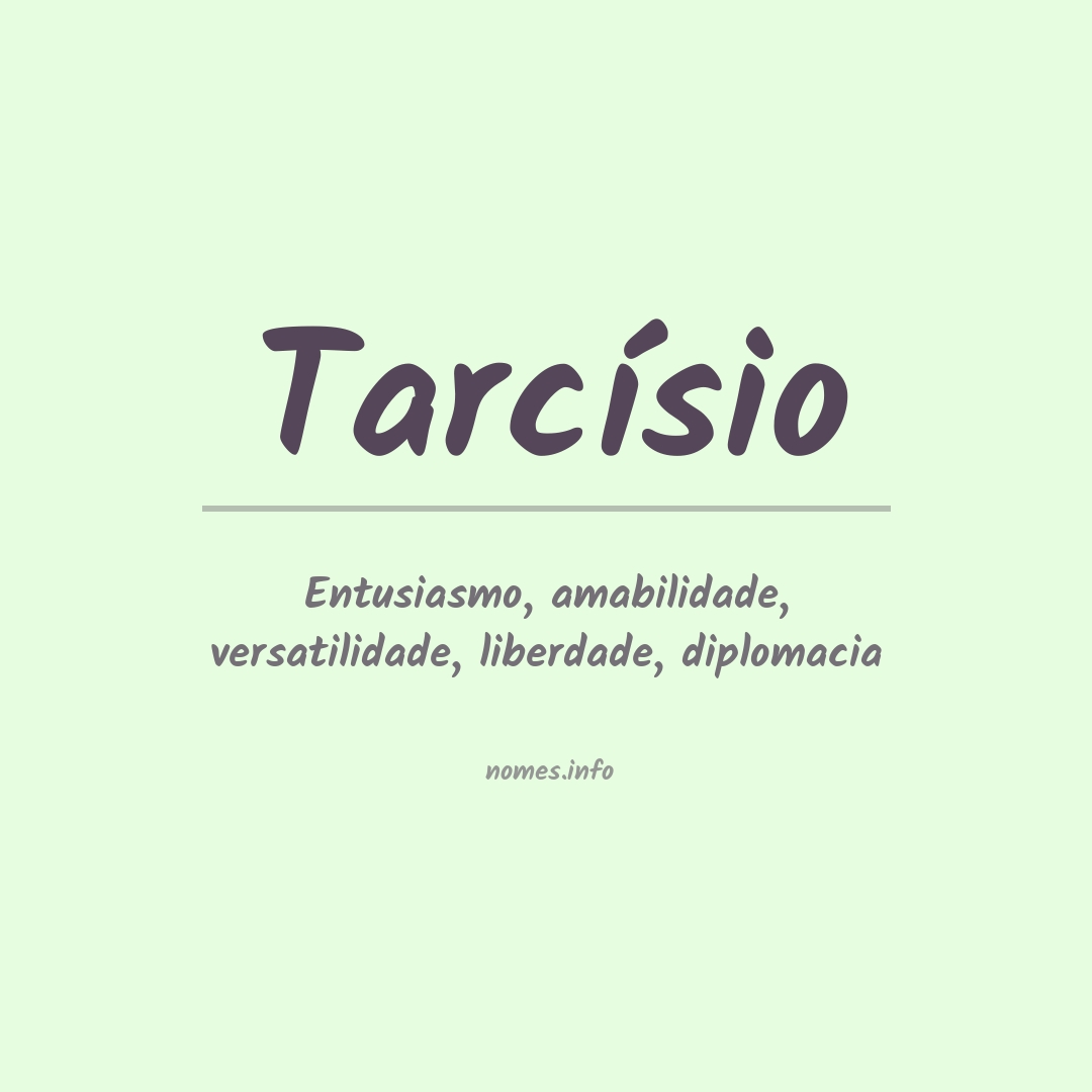 Significado do nome Tarcísio