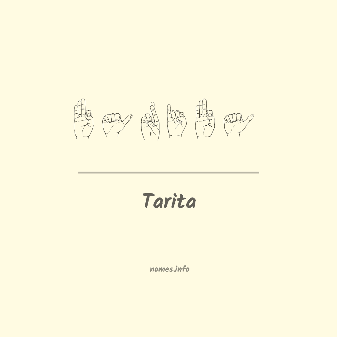 Tarita em Libras