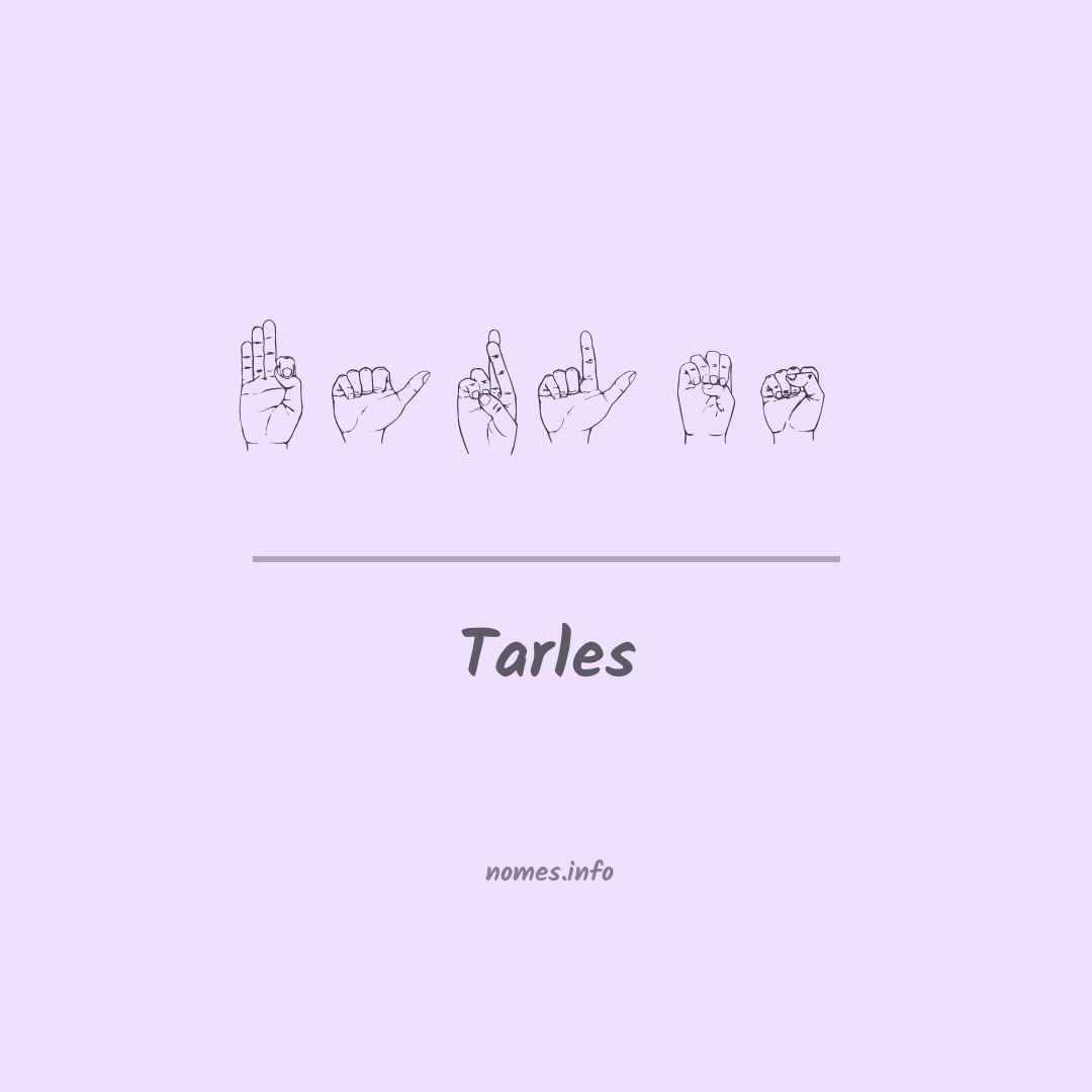 Tarles em Libras