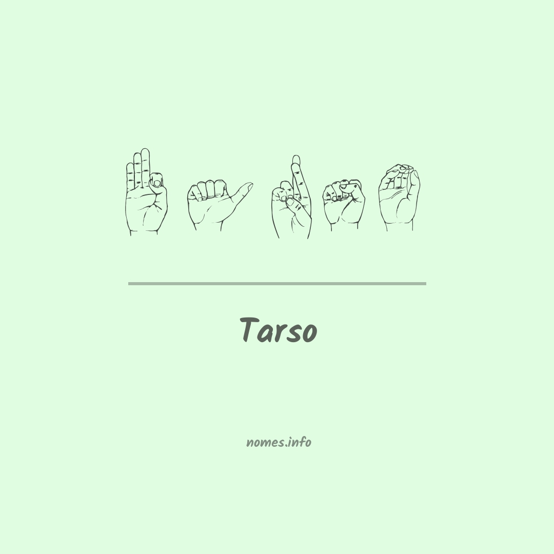 Tarso em Libras