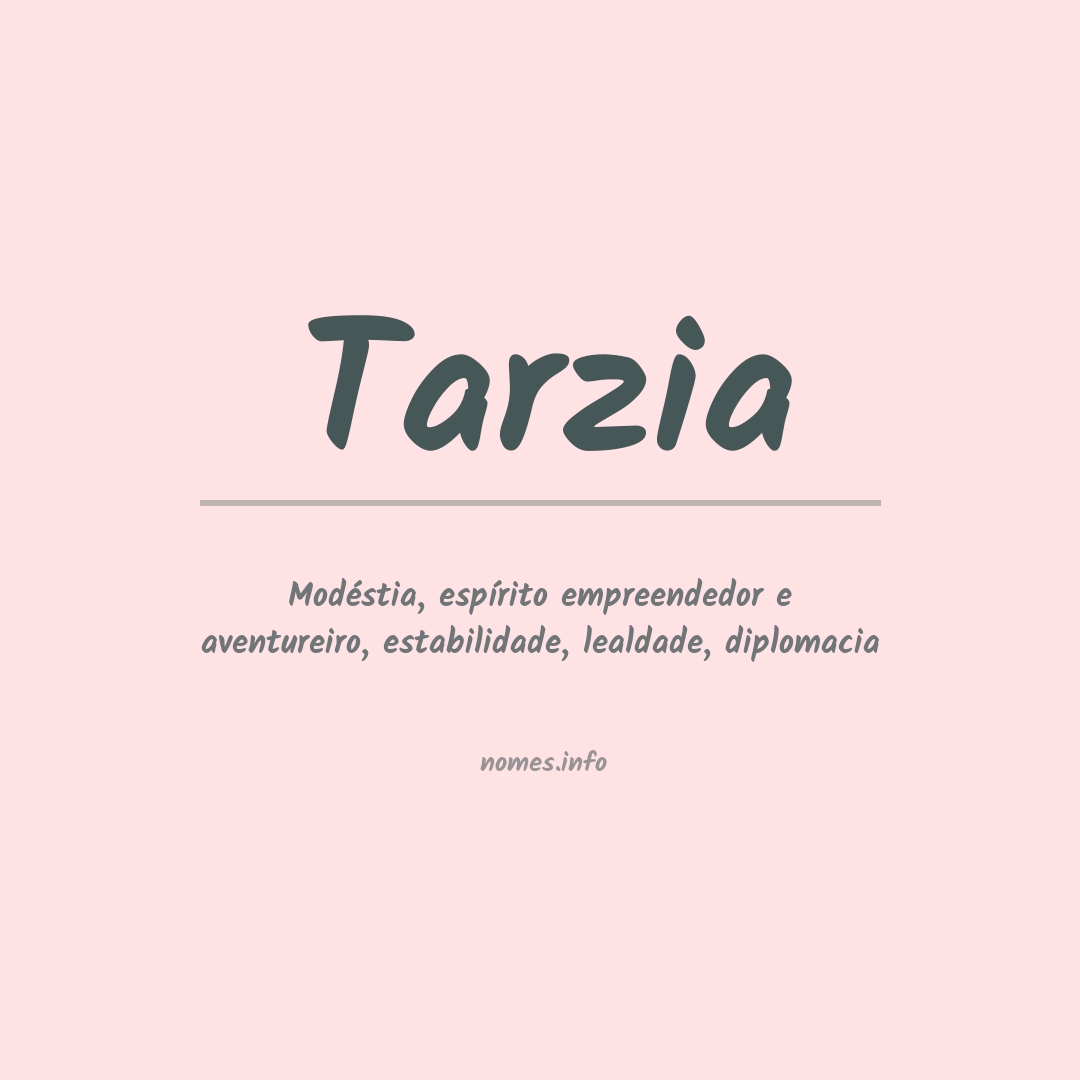 Significado do nome Tarzia