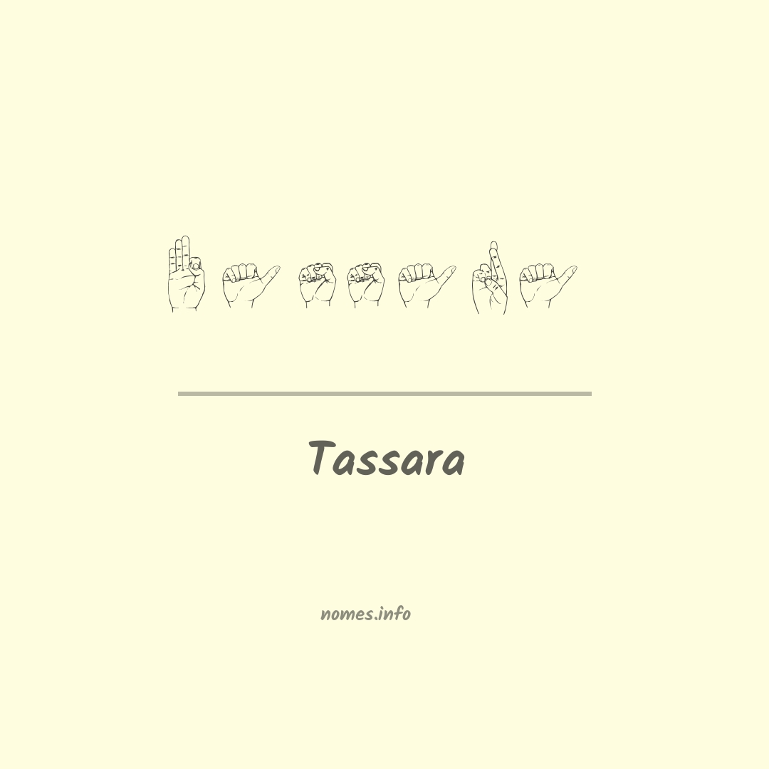 Tassara em Libras