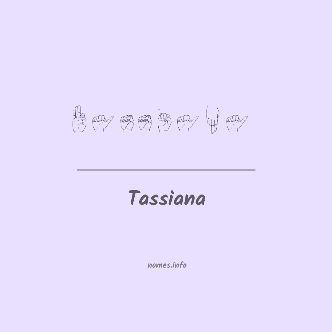 Tassiana em Libras