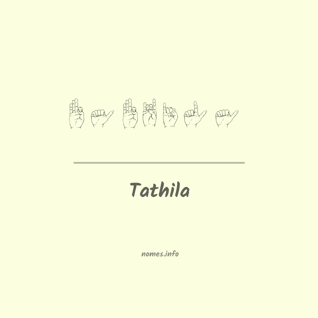 Tathila em Libras