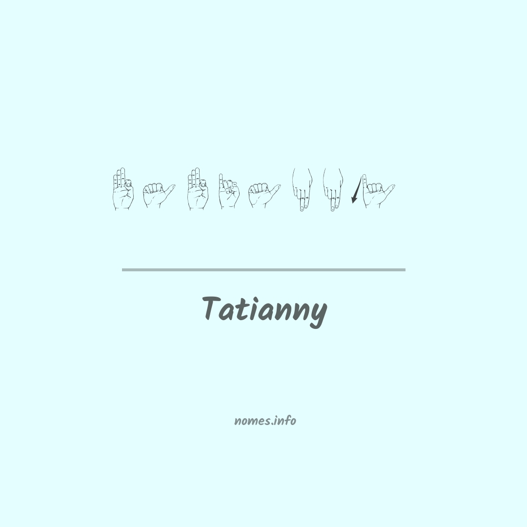 Tatianny em Libras