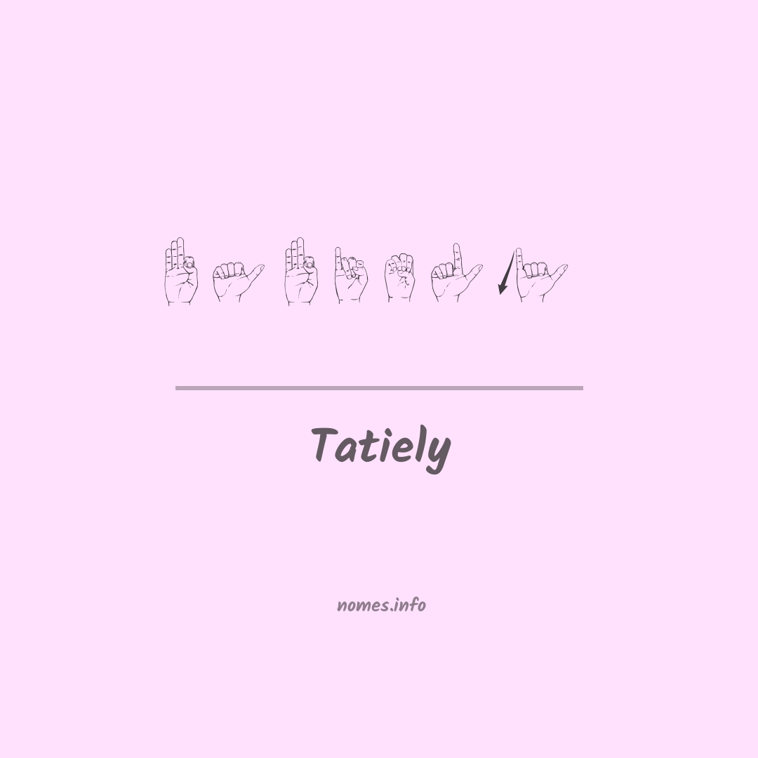 Tatiely em Libras