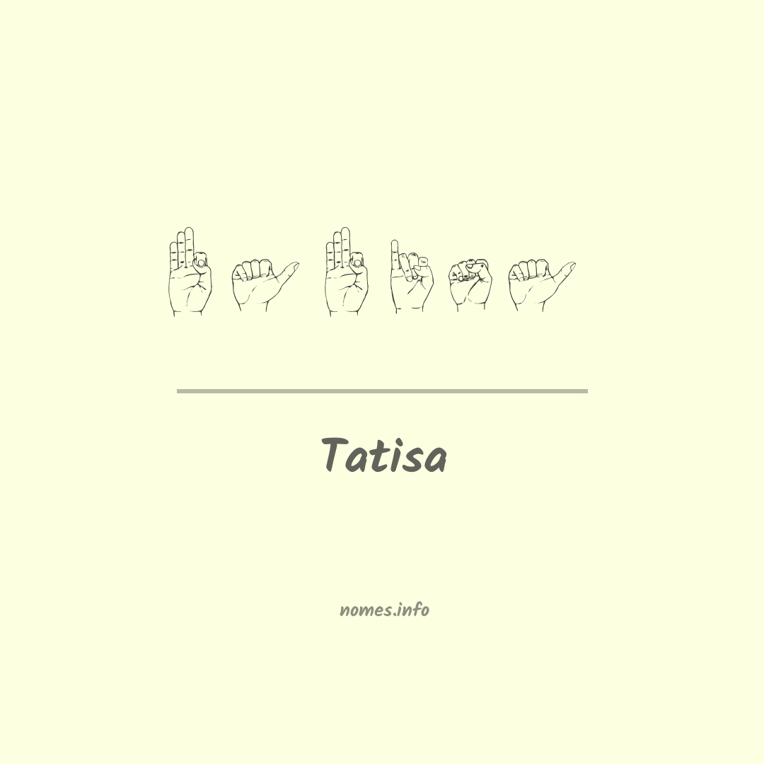 Tatisa em Libras