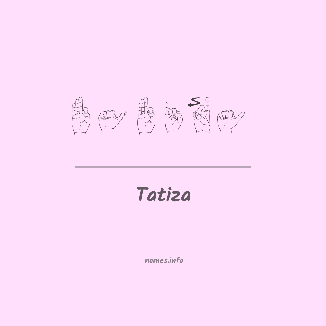 Tatiza em Libras