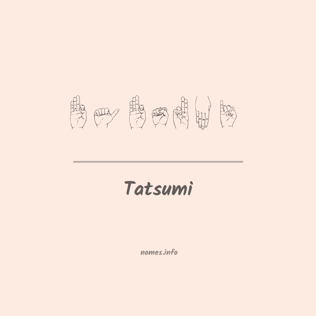 Tatsumi em Libras