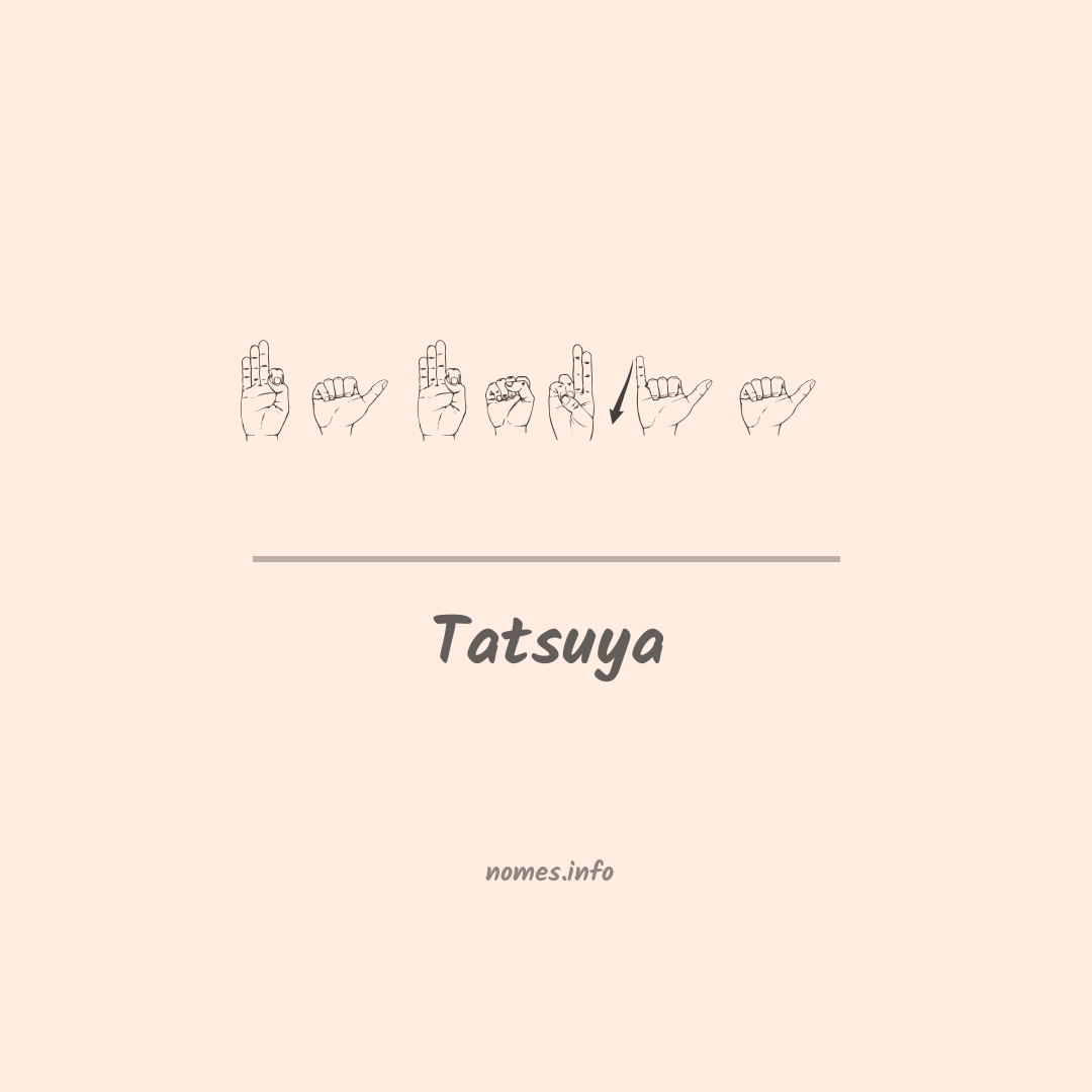 Tatsuya em Libras