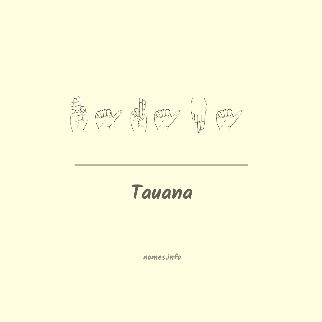 Tauana em Libras