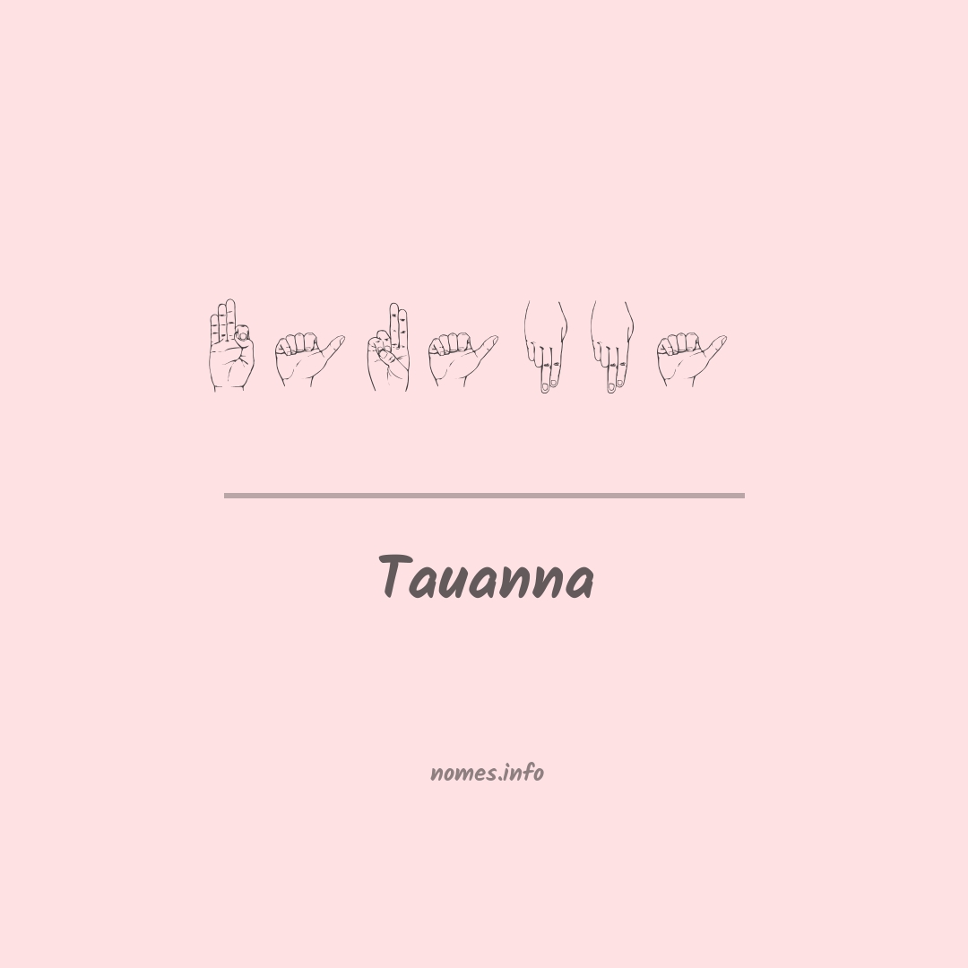Tauanna em Libras