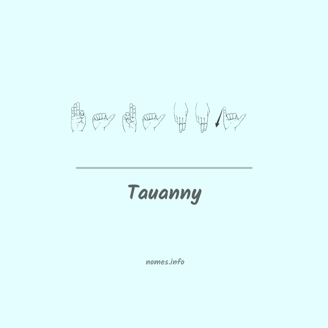 Tauanny em Libras