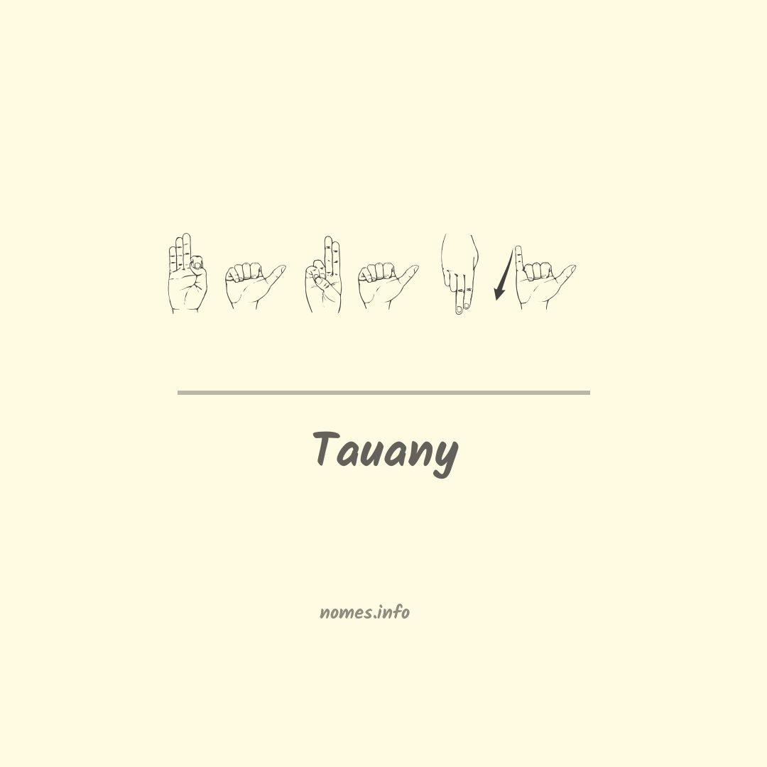 Tauany em Libras