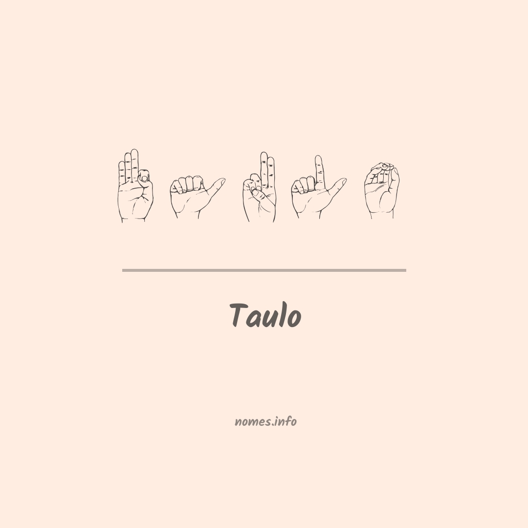 Taulo em Libras