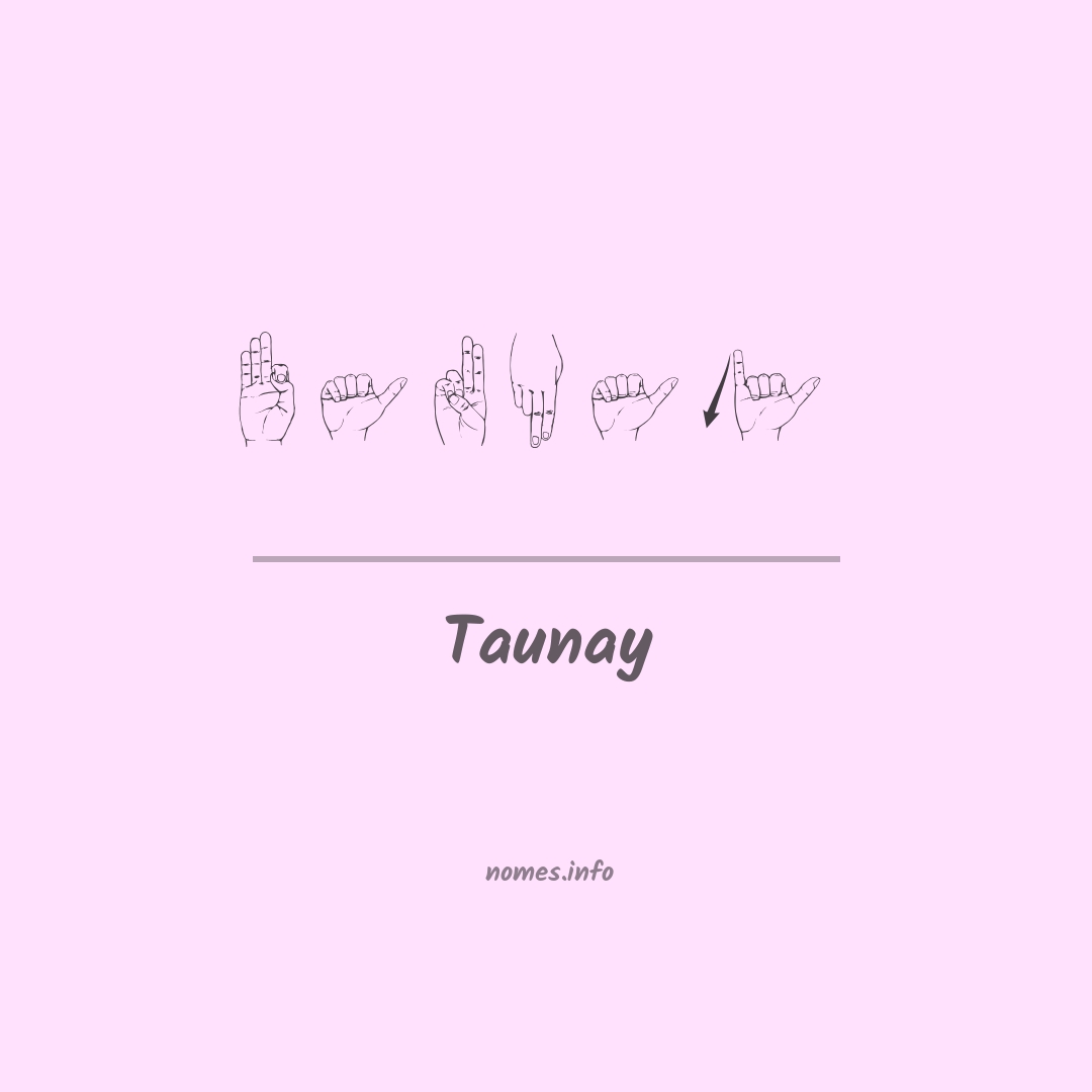Taunay em Libras