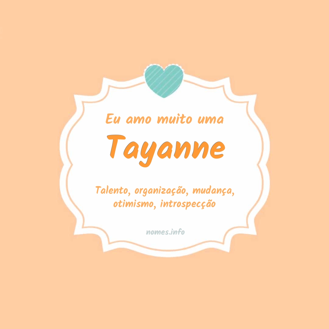 Eu amo muito Tayanne