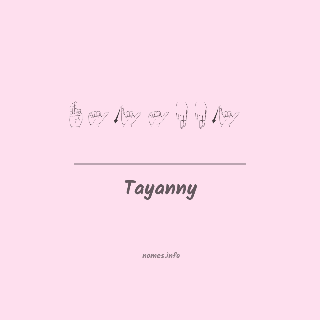 Tayanny em Libras