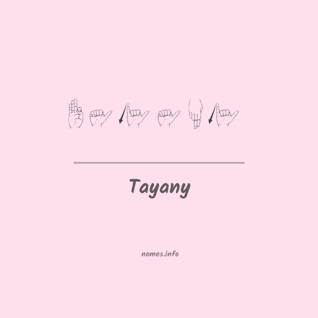 Tayany em Libras