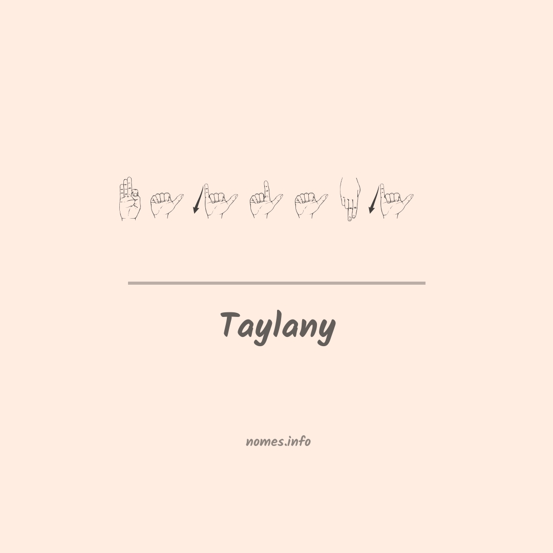 Taylany em Libras