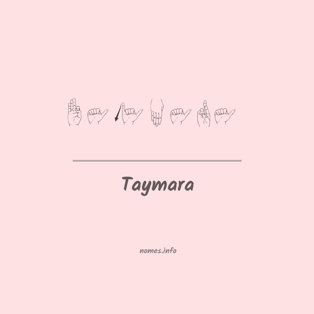 Taymara em Libras