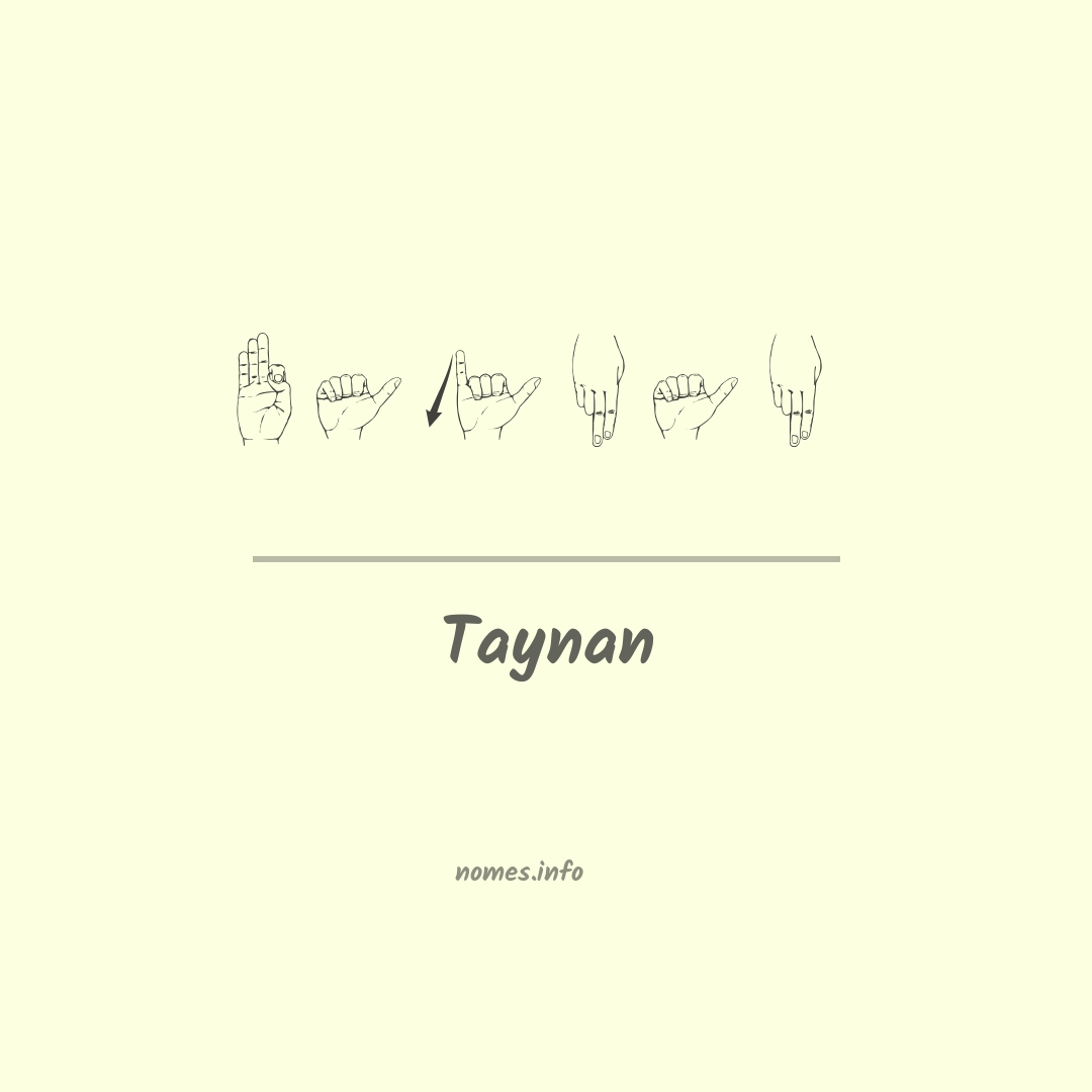 Taynan em Libras