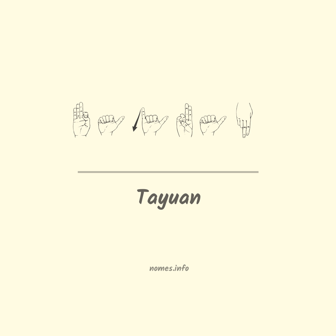 Tayuan em Libras