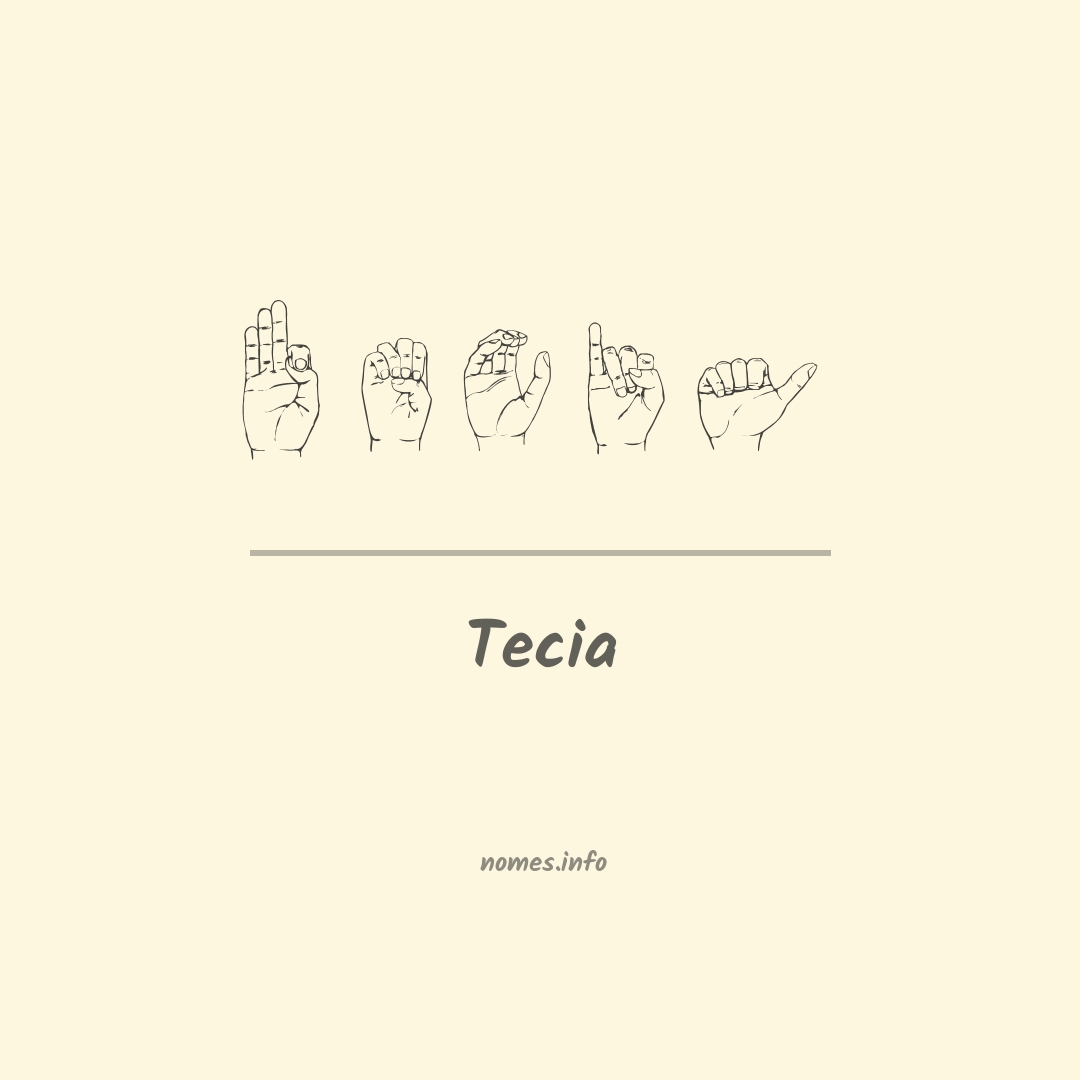Tecia em Libras