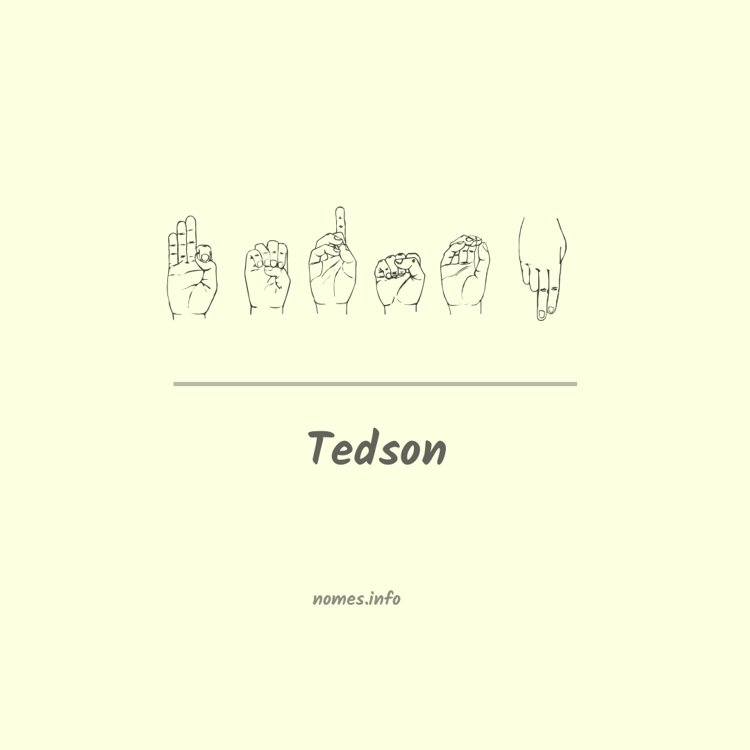 Tedson em Libras