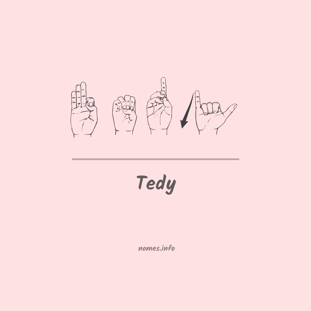 Tedy em Libras