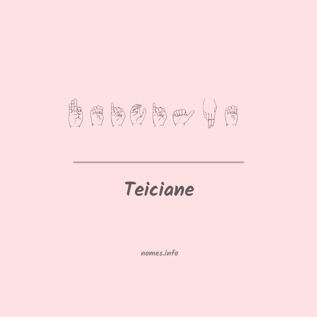 Teiciane em Libras