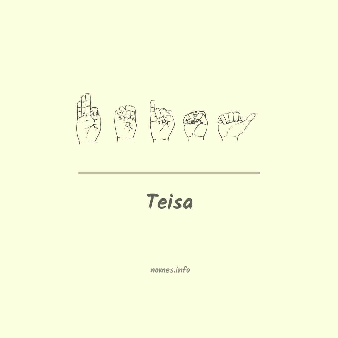 Teisa em Libras