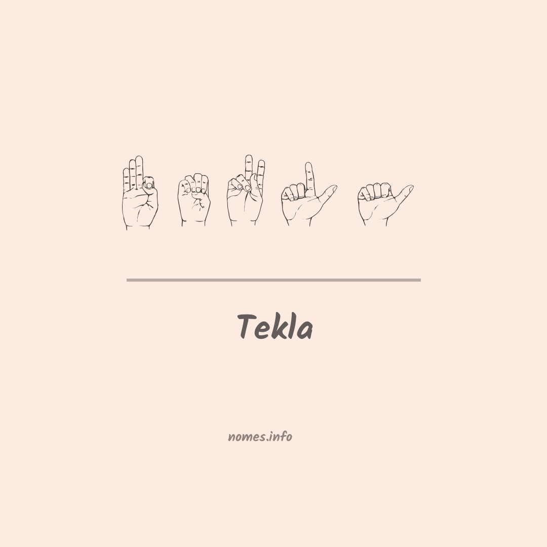 Tekla em Libras