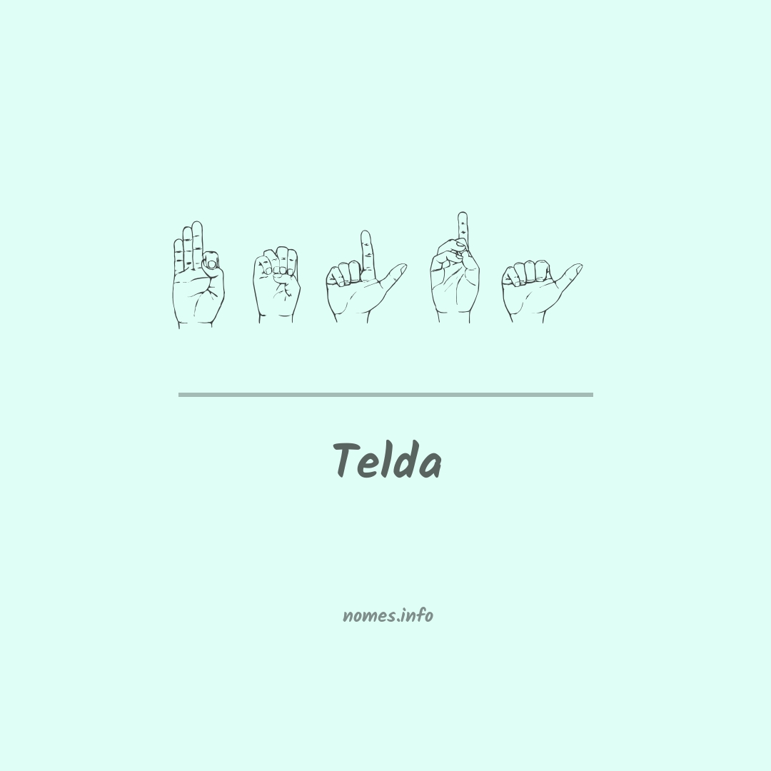 Telda em Libras