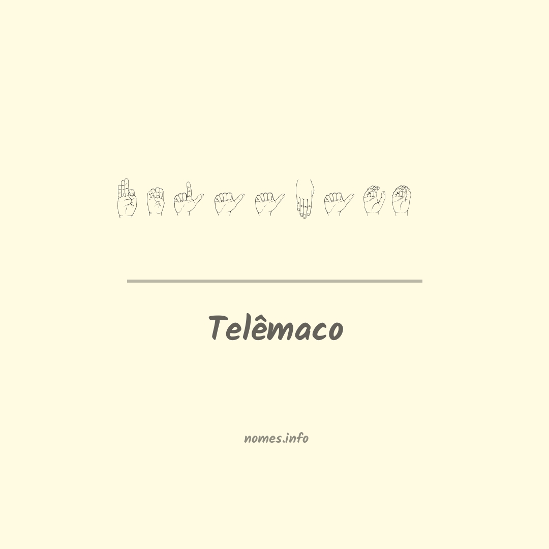 Telêmaco em Libras
