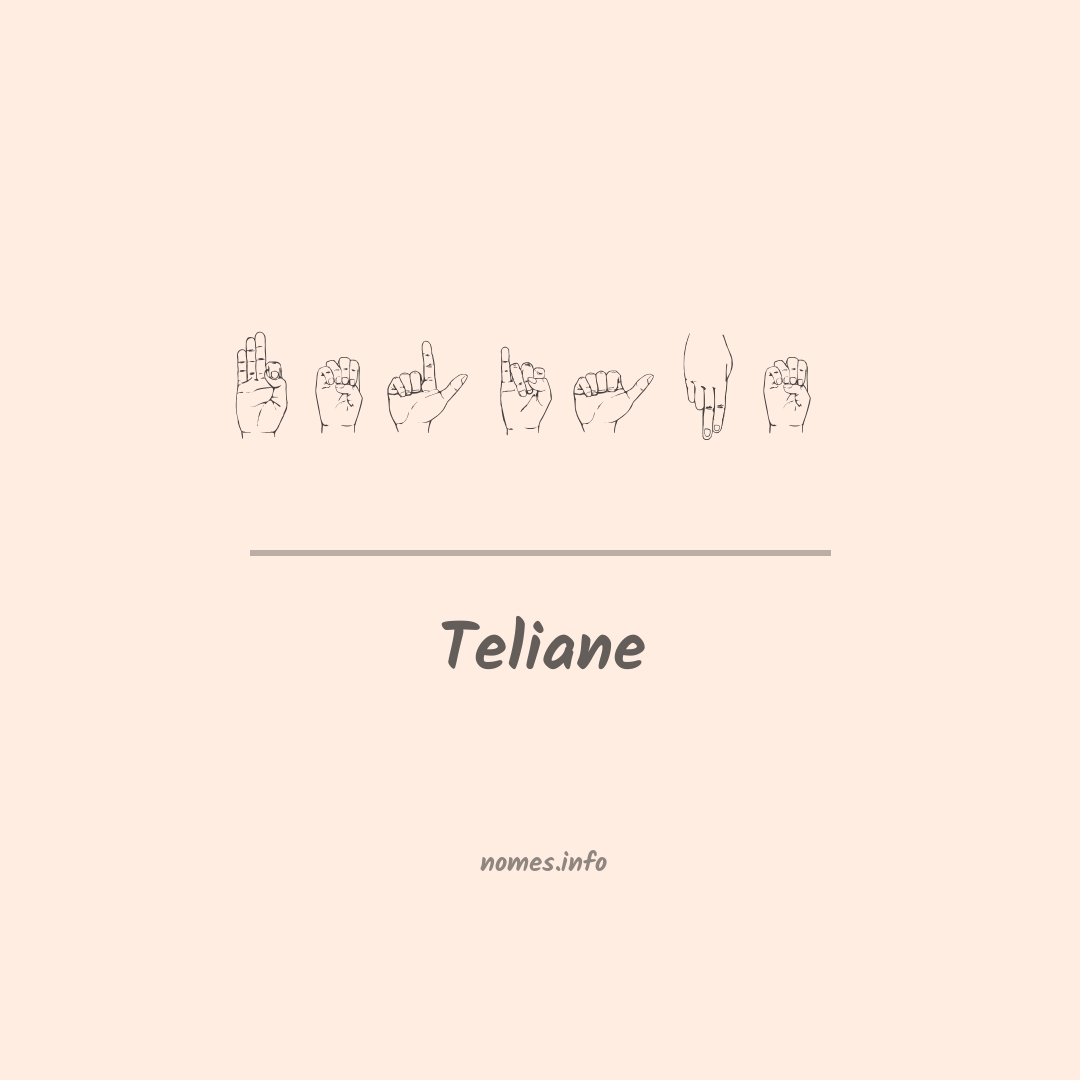 Teliane em Libras