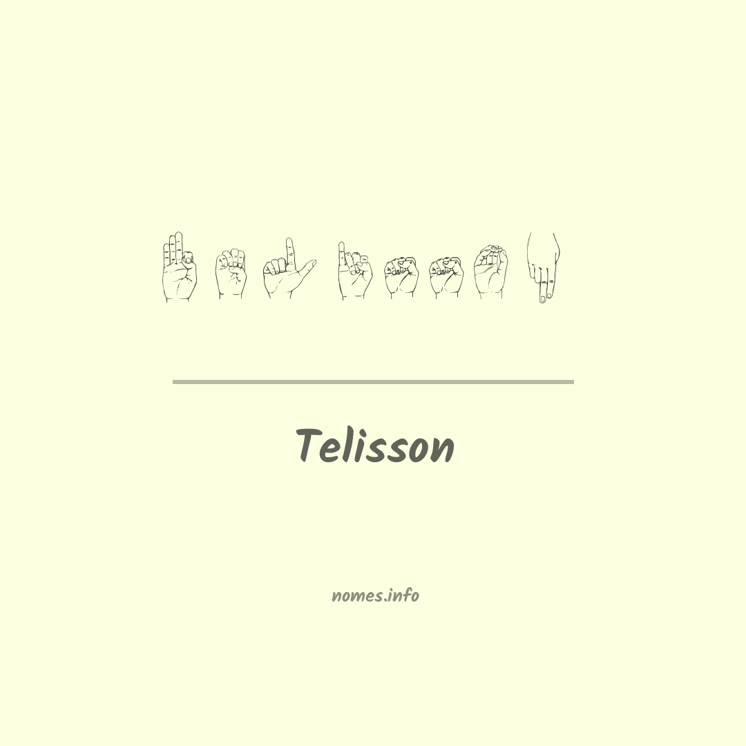 Telisson em Libras
