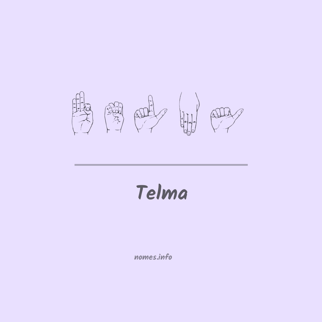 Telma em Libras