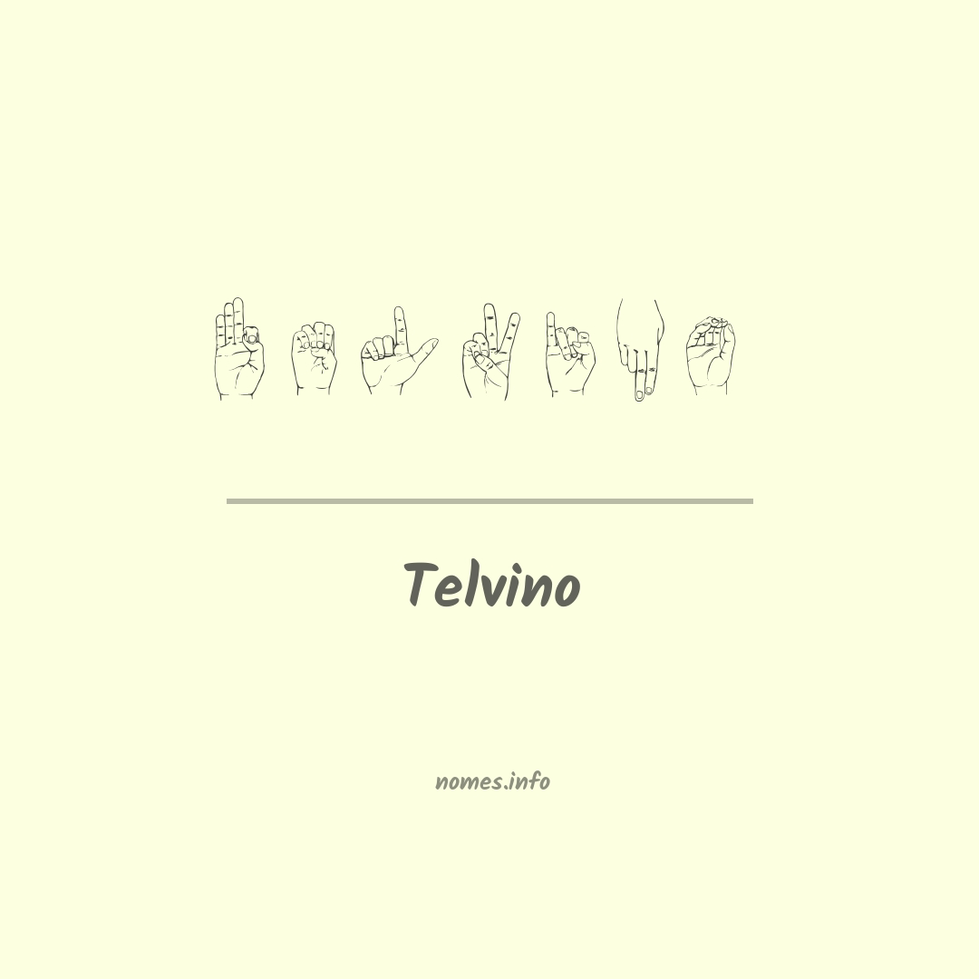 Telvino em Libras