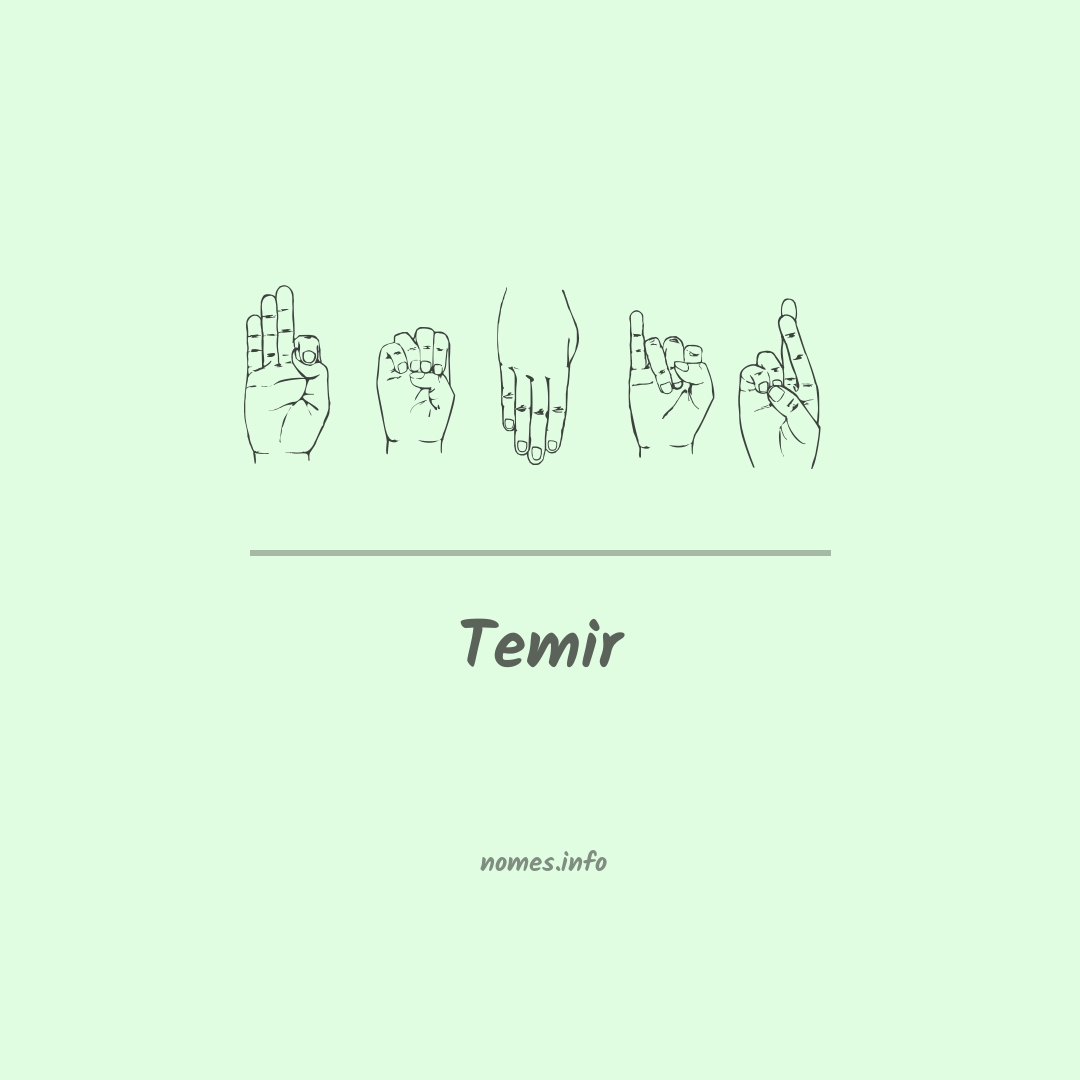 Temir em Libras